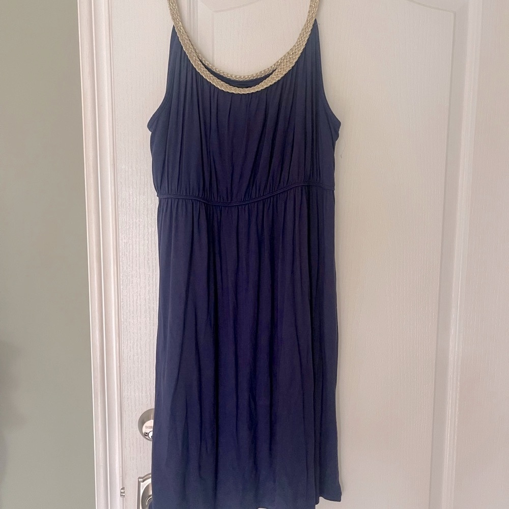 Style & Co  summer dress intrepid blue (new) size L